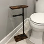Hanah Home Boruraf178 Gancho de Tubo de Madera de Abeto y Metal